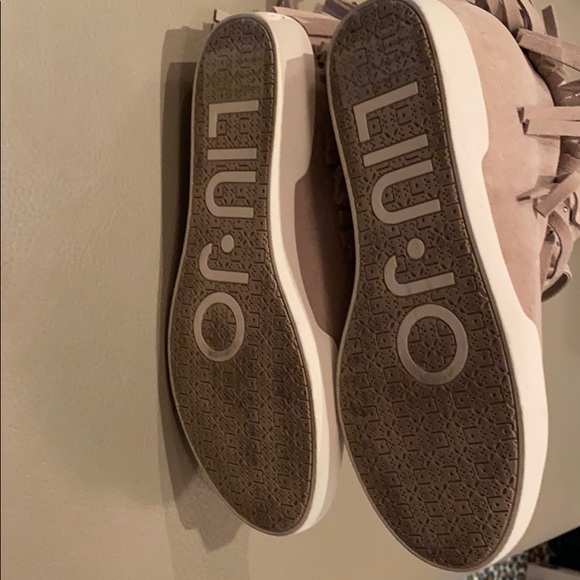 Italian sued high top with fringe boots 39 - Picture 5 of 8